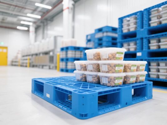 Pallet nhựa Phú Đạt đảm bảo vệ sinh an toàn cho ngành thực phẩm