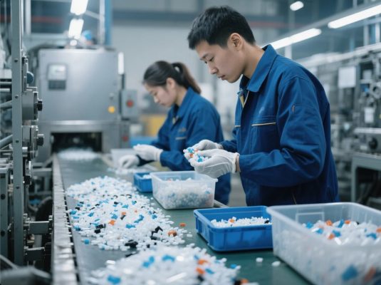 Quy trình kiểm định chất lượng hạt nhựa tái sinh nghiêm ngặt tại Phú Đạt Plastic