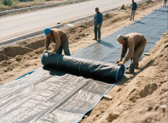Vải địa kỹ thuật trong xây dựng hạ tầng